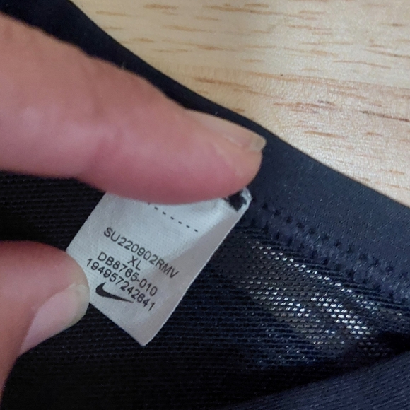 Nike Women's Dri-Fit Black Sports Bra Size XL - Picture 8 of 8